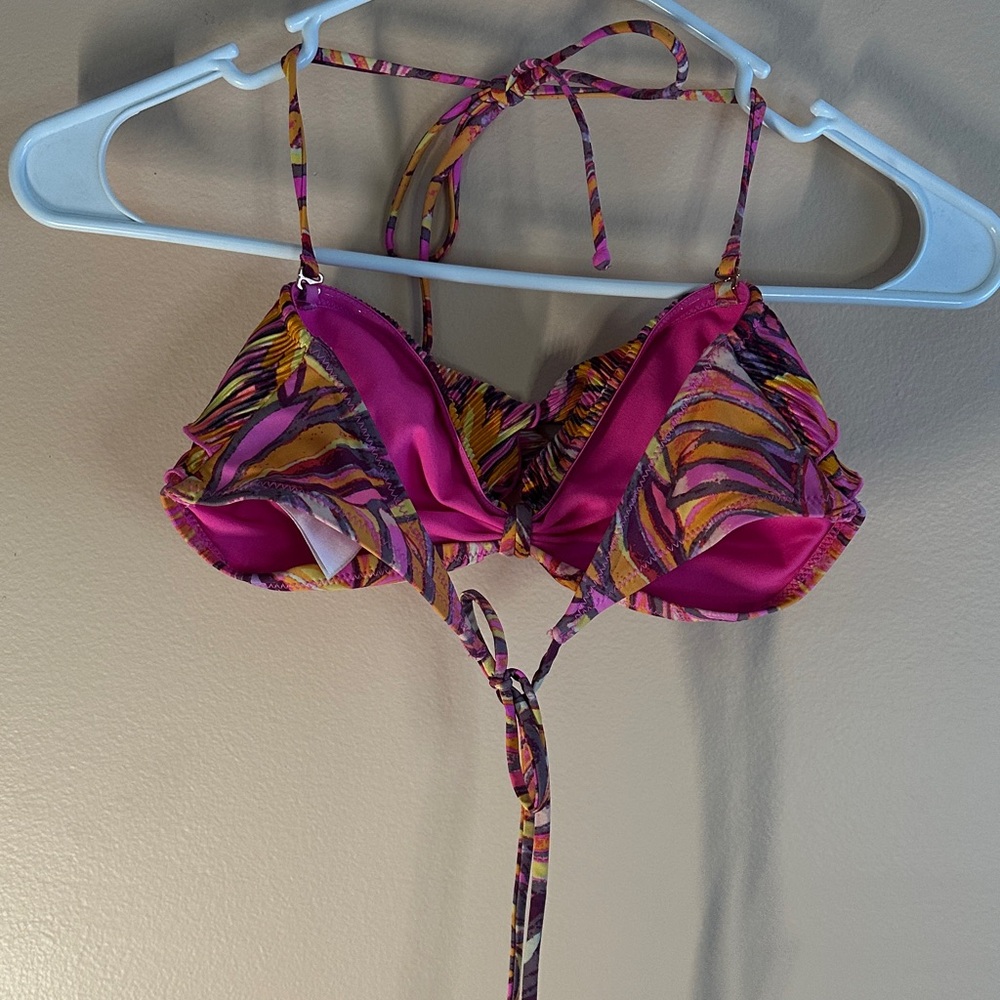 H&M Multicolor Ruffle Bikini Top - Picture 5 of 5